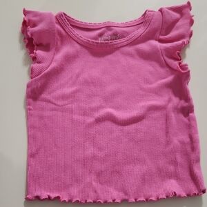Jumping Beans Pink Ruffle Sleeve Tee